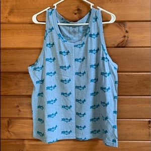 CCS Blue Fish Tank Top